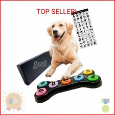 Dog Buttons for Communication, 7 in 1 Dog Talking Button Set, Recordable Trainin