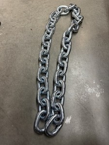 6ft Heavy Steel Weightlifting Chain - 30 Pounds Total - No Carabiner