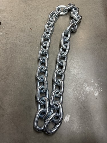 6ft Heavy Steel Weightlifting Chain - 30 Pounds Total - No Carabiner