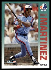 1992 Fleer Dave Martinez Montreal Expos #485