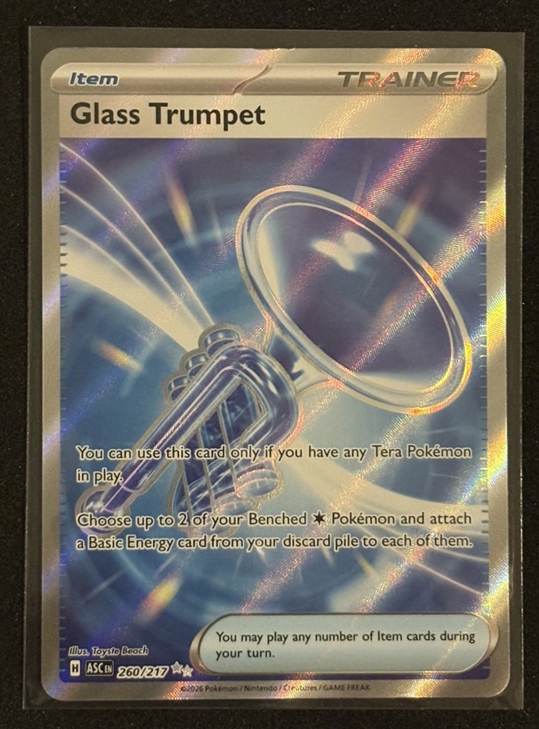 Glass Trumpet 260/217 Ultra Rare Ascended Heroes Pokemon Holo Near Mint
