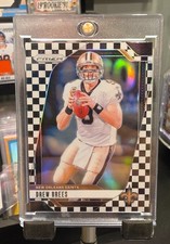 2024 Panini Prizm - Drew Brees #209 Black & White Checker Prizm