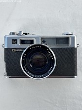 Yashica Electro 35 GS 35mm Rangefinder Film Camera Yashinon 45mm f/1.7 UNTESTED