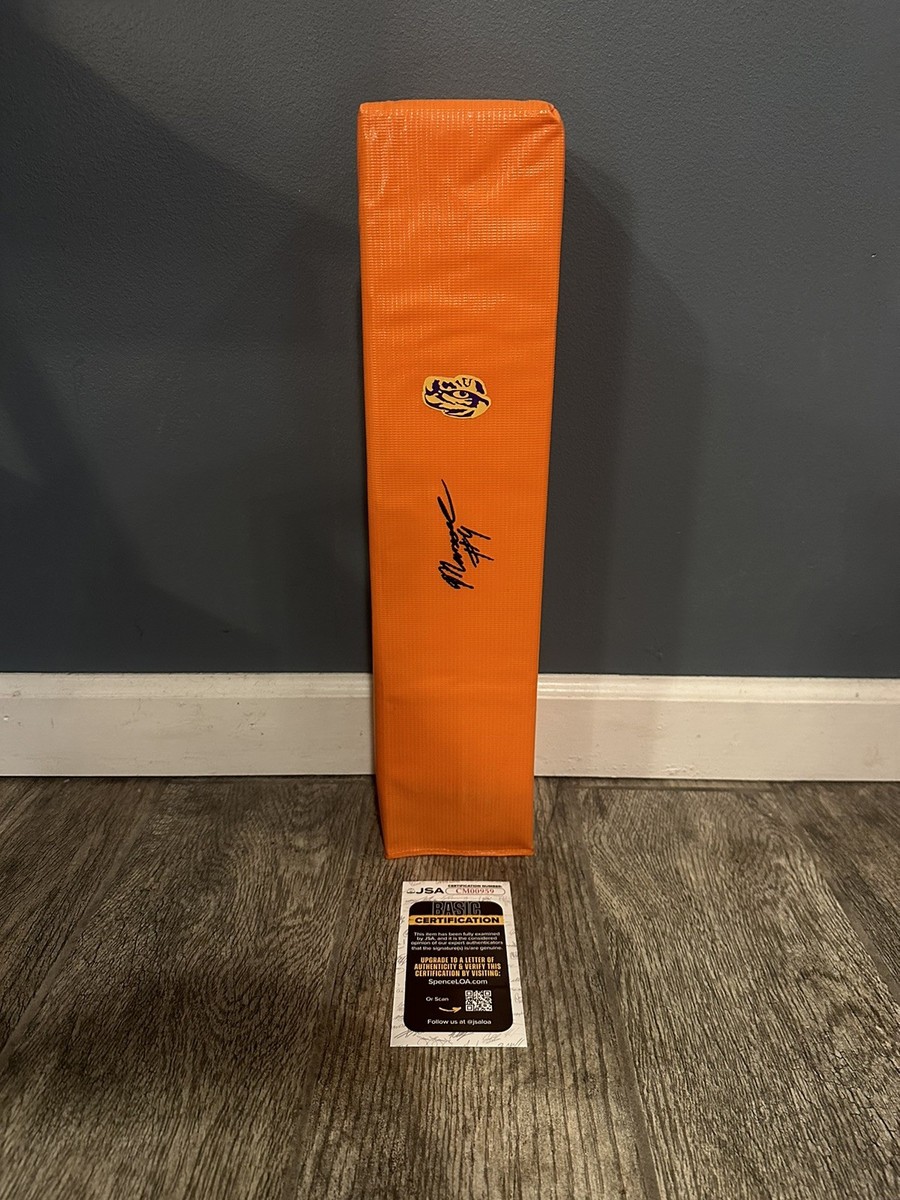 MANSOOR DELANE SIGNED LSU TIGERS TOUCHDOWN PYLON JSA COA