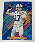 2025 TOPPS FINEST NFL DANIEL JONES RARE BLUE X-FRACTOR SP /49 INDIANAPOLIS COLTS