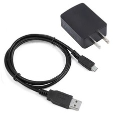 USB Sync Data Cable Wall AC Charger for Barnes  Noble Nook HD BNTV450 7" Tablet