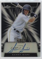 2019 Leaf Metal Draft Black 8/15 Sammy Siani #BA-SS1 Auto 2s2