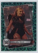 2025 Topps Chrome WWE Teal Laser Refractor 155/175 Isla Dawn #64 1c0k