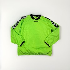 Hummel Vintage Y2K Retro 90S Green Jersey Lon...