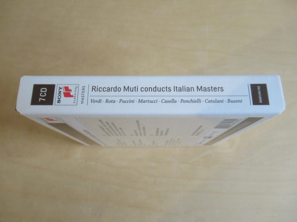 Riccardo Muti cond. Italian Masters-Rota, Martucci, Casella, Catalani-7er CD Box - Bild 3 von 4