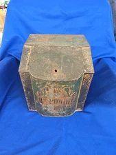 Antique Baking Powder General Store Bin