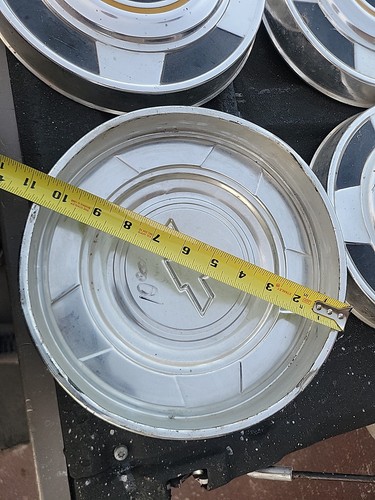 1973-1987 Chevy Pickup Truck Hubcaps, OEM Dog Dish Hubcaps C10 K10 1500 Set of 4 - Picture 6 of 6