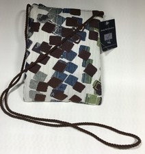 Sandy Hall Collections Handmade Tapestry Multi Colored Purse Made In USA NWT