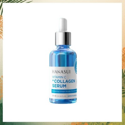 HANASUI Vitamin C + Collagen Serum 20ml Brightening Hydrating Face Serum