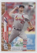 2020 Topps Future Stars Memorial Day Camo 20/25 Dakota Hudson #386 0t2
