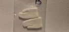 Original VTG 60's Barbie White Tricot Short Gloves Barbie/Skipper Accessory (B)