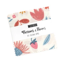 Moda - Blossoms And Blooms Mini Charm Pack by Elena Amo 42 pcs