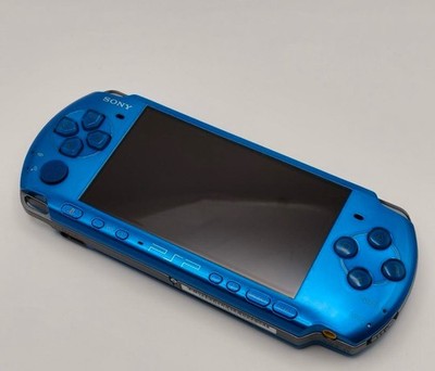 Mint Sony PSP-3000 Vibrant Blue Console Complete in Box w/ Charger