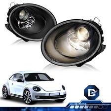 For 2006-2010 Volkswagen Beetle Halogen Type Black Headlights Leftright Pair For 2006-2010 Volkswagen Beetle Halogen Type Black Headlights Leftright Pair