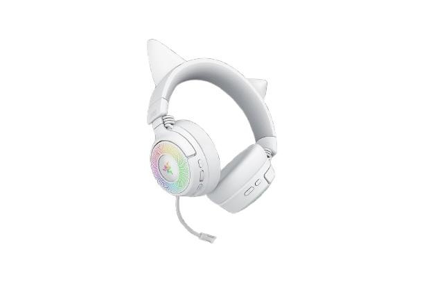 Razer Kraken Kitty V3 Pro - White Headset Wired & Wireless Head-band Gaming
