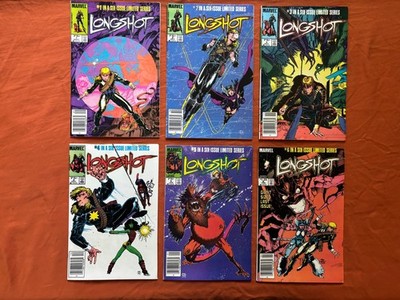 Longshot #1-6 Mini Series Complete 1985 Marvel Comics