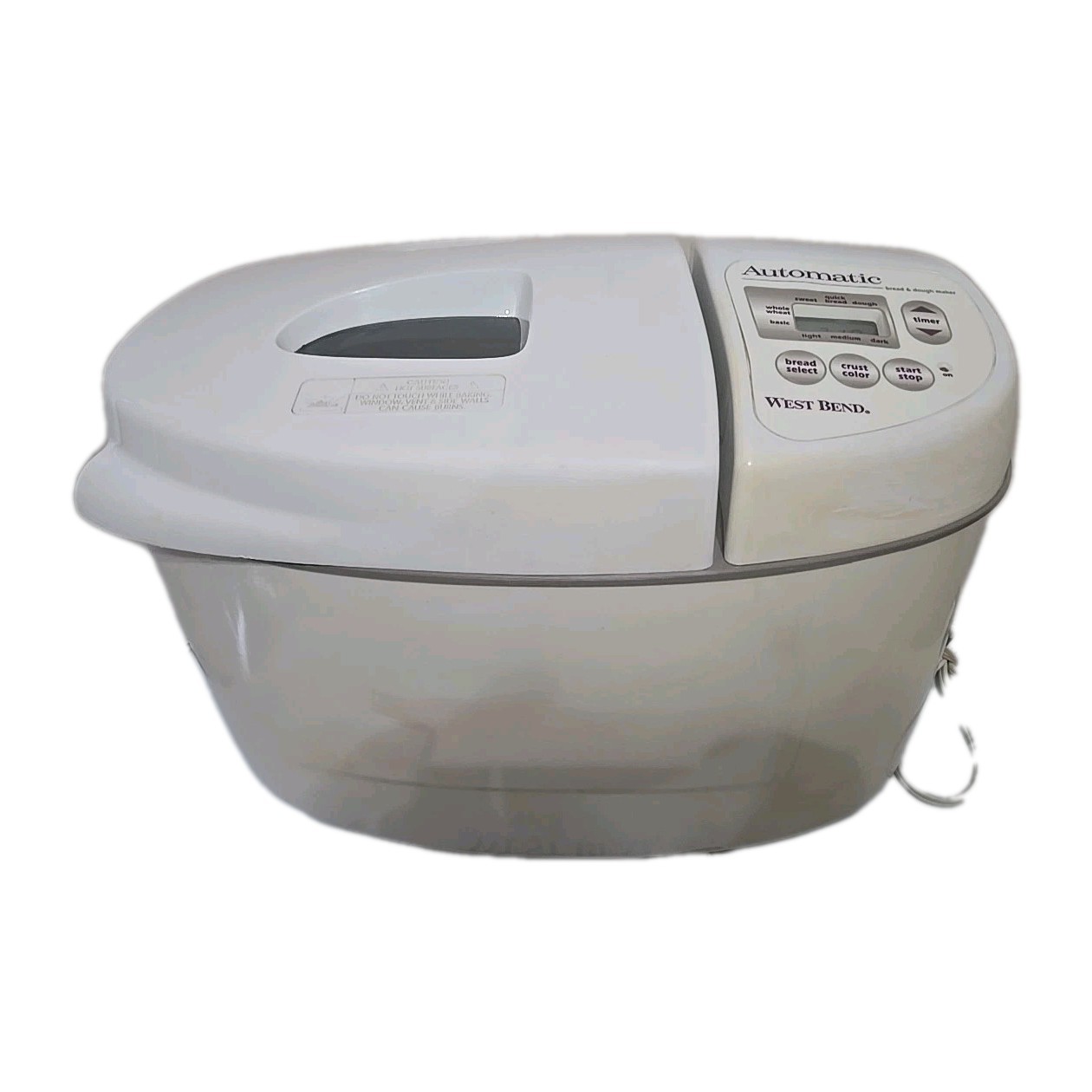 West Bend Automatic Bread & Dough Maker Model 41052 American Made 1999