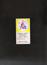 1968 FLEER  TEAM LOGO BASEBALL FACT CARD  WASHINGTON SENATORS   AUTHENTIC