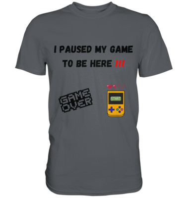 Gamer T-Shirt lustiges zocker T-shirt mit Spruch - Premium Shirt