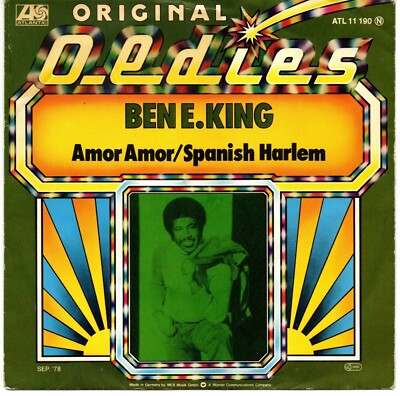(MINT) BEN E. KING Amor Amor + Spanish Harlem | Atlantic ATL 11 190 (1978)
