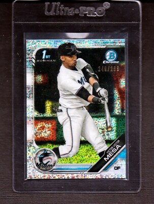 2019 Bowman Chrome 1st Bowman Victor Victor Mesa Speckle Refractor /299 BCP-5 MT