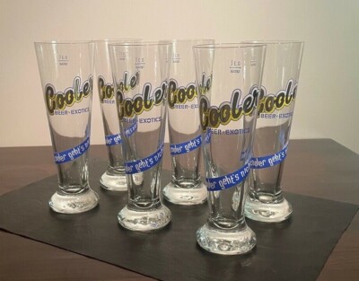 6 Gläser ''Cooler geht's nicht!'' Beer & Exotics, Design-Gläser *Geschenk* Sommer*