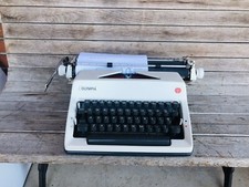 Olympia Portable Typewriter with Case Nice, Clean  thumbnail