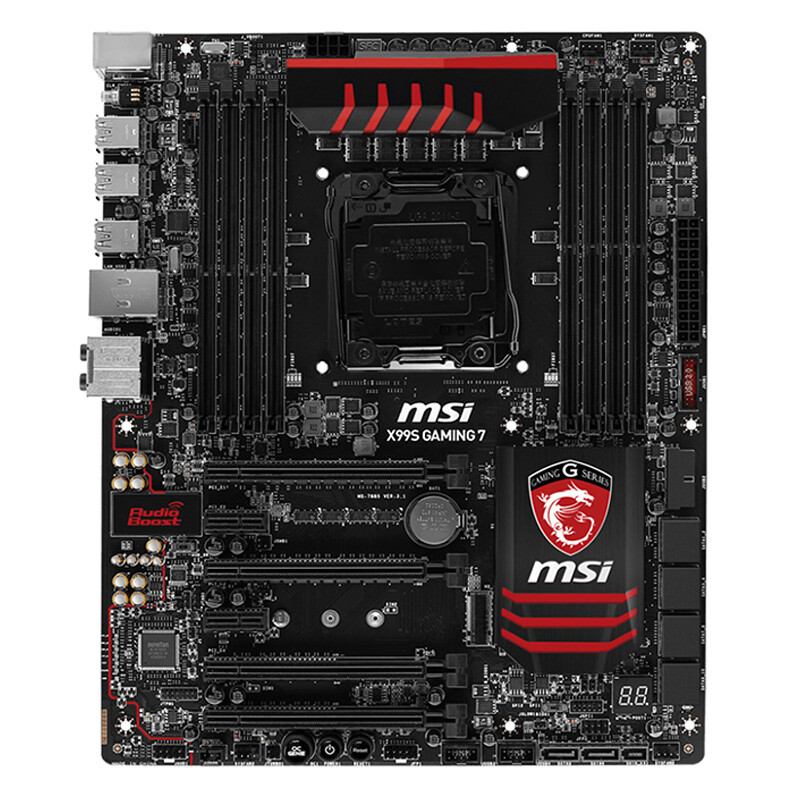 For MSI X99S GAMING LGA 2011-3 DDR4 HDMI ATX Motherboard Tested OK