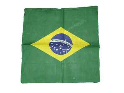 22''x22'' Brazil Brazillian Ordem E Progresso Flag Bandana 