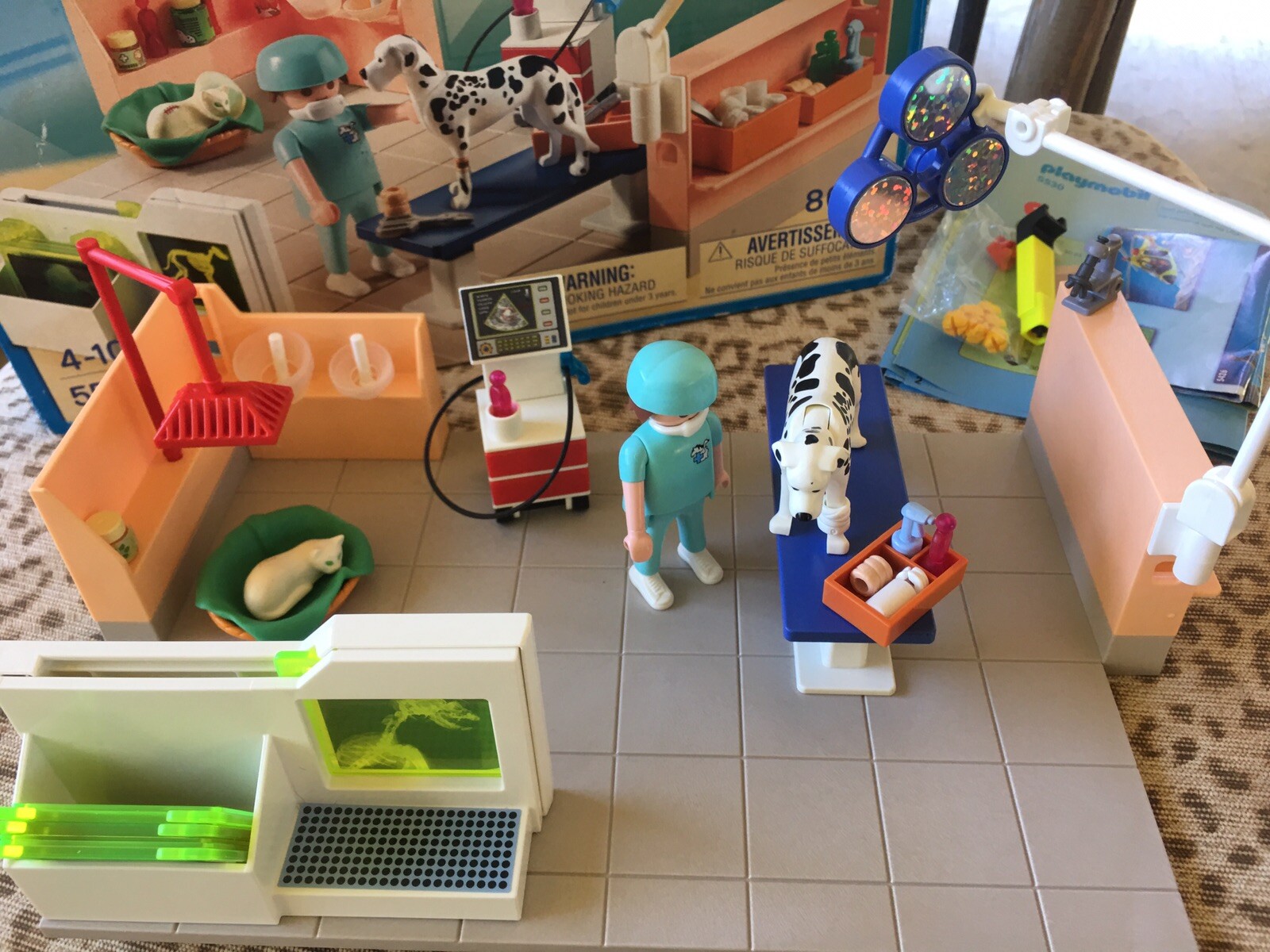 playmobil city life vet clinic