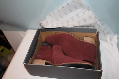 NEW ECCO Shape 35 Sartorelle Women 7.5 - 7.75 US Ankle Boots Hydromax Zip Block