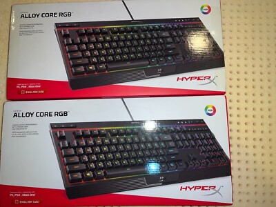 New HyperX Alloy Core Full-size Wired Gaming Membrane Keyboard with RGB Lighting