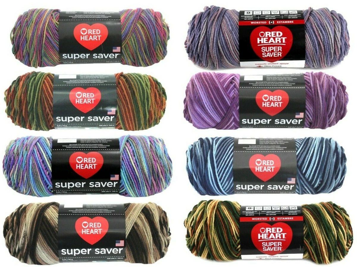 Variegated yarn red heart online