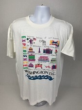 VTG 90 s Washington D.C. Short Sleeve T-Shirt Size Large