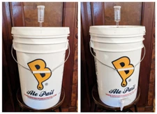 BEER EQUIPMENT KIT 2 6.5 GALLON BUCKETS 2 LIDS 2 AIRLOCK SPIGOT MR BEER UPGRADE