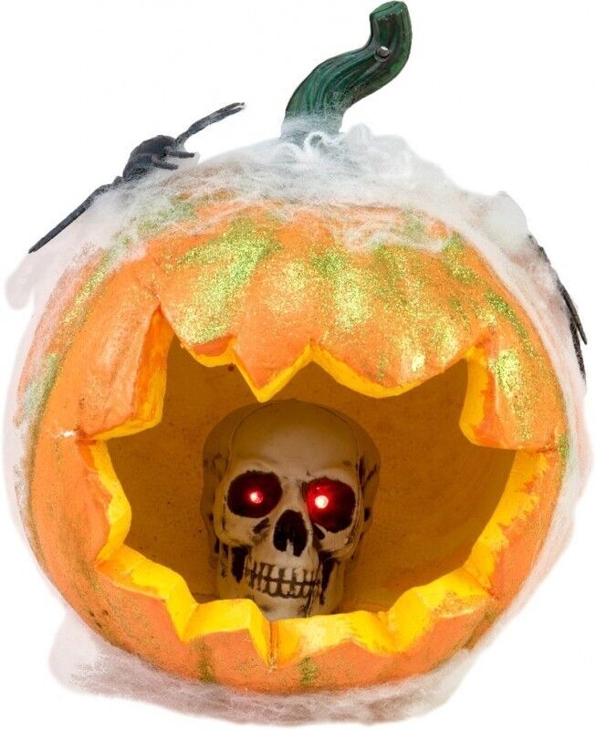 Europalms Halloween Kürbis Spinnennetz, 25cm
