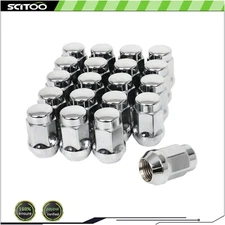 20 Pc Closed End Bulge Acorn 12x1.75 Lug Nuts 3/4" Hex For Ford Expedition F-150