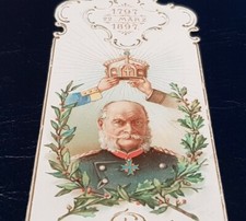 Altes Lesezeichen Zum Hundertjährigen Geburtstage Kaiser Wilhelm des Großen 1897