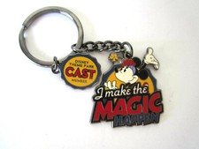 Mickey Mouse Key Chain Cast Exclusive "I Make the Magic Happen" 2010