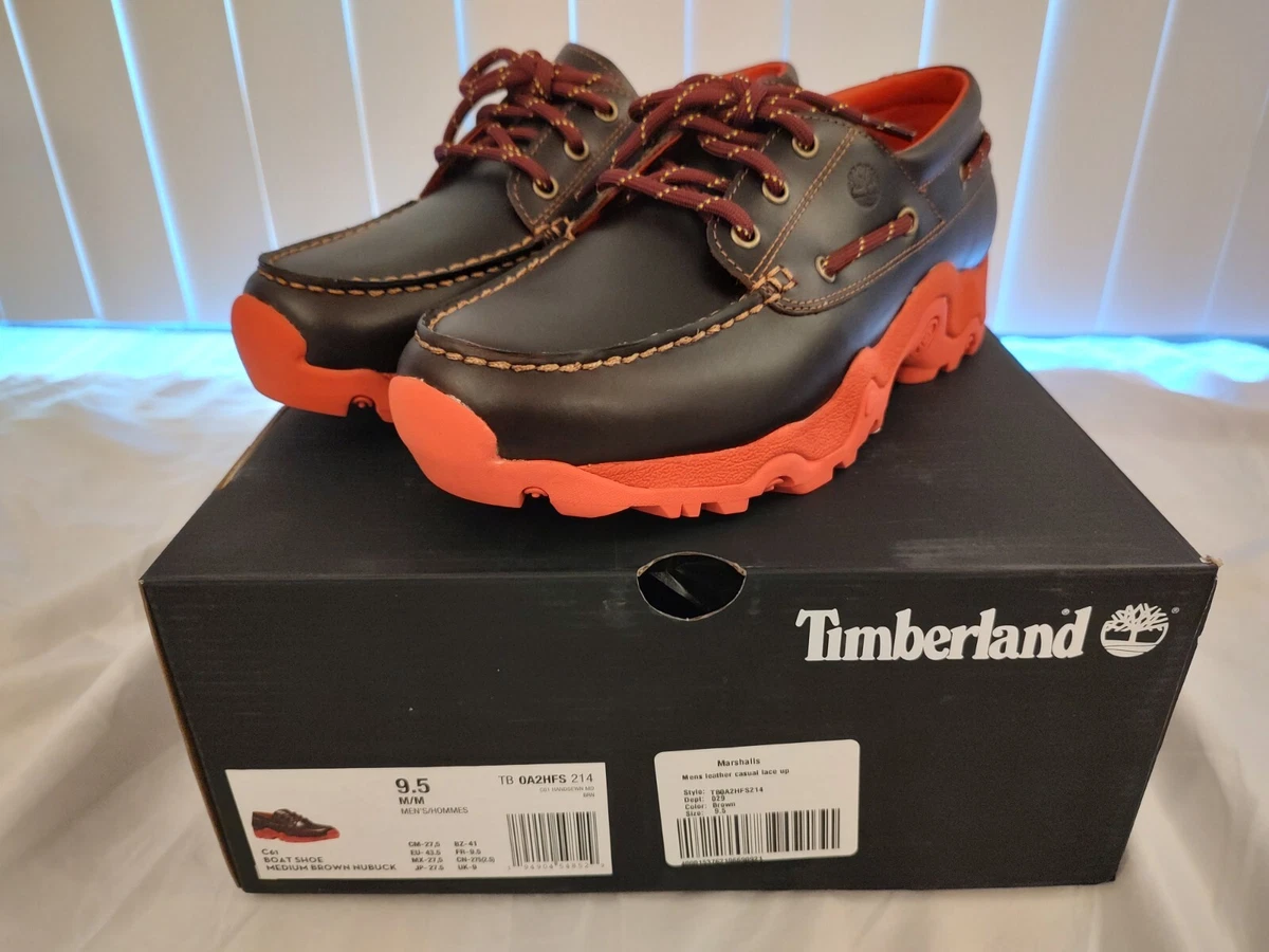 Timberland Men’s Brown Remix Handsewn Boat Shoes Size 9.5 *NEW WITH BOX*