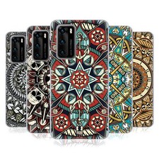 FUNDA HEAD CASE DESIGNS MANDALA TRENDY MIX GEL SUAVE PARA TELÉFONOS HUAWEI 4