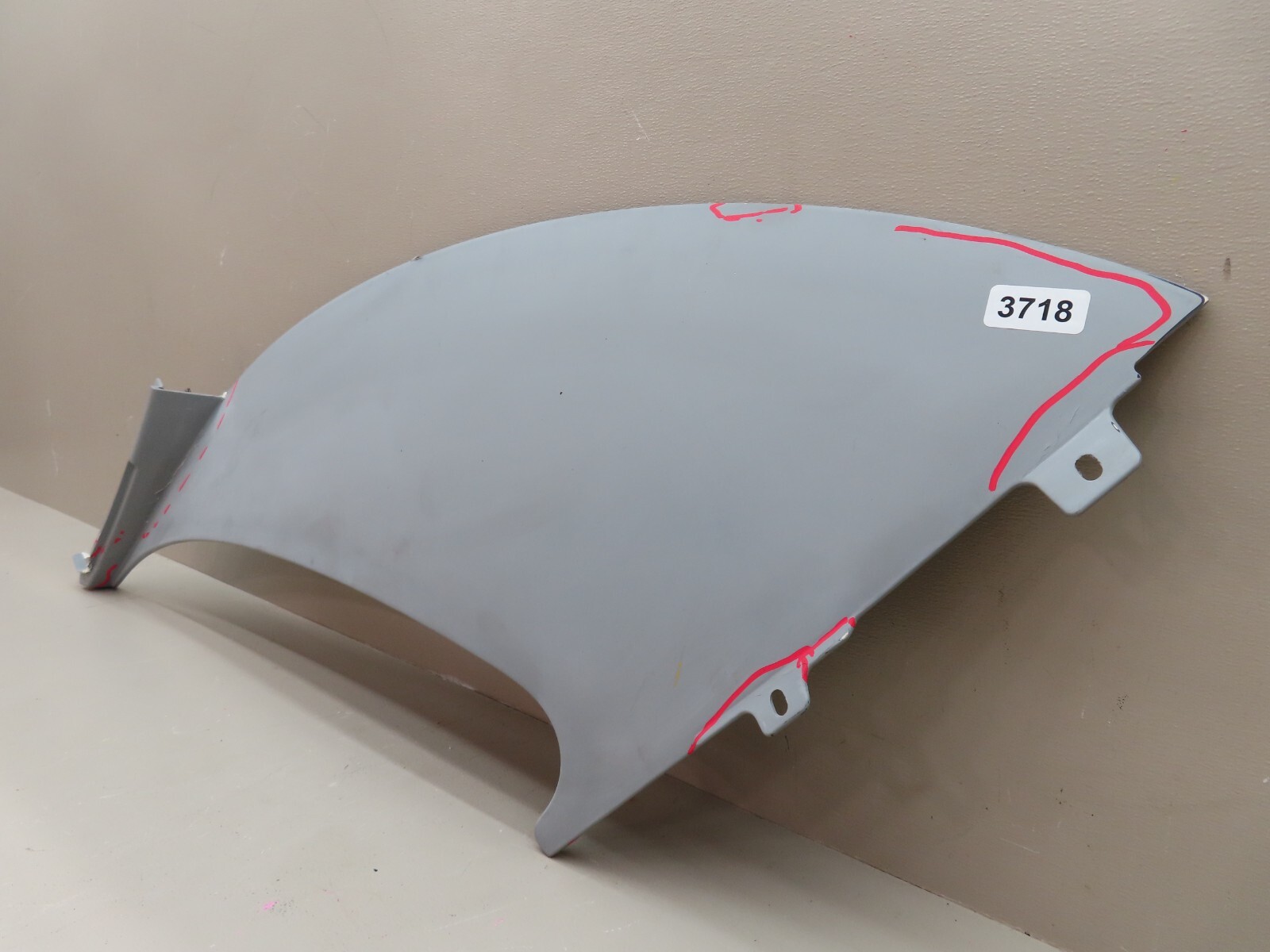 2012-2014 MCLAREN MP4-12C REAR RIGHT QUARTER PANEL FLARE MOLDING OEM 11A0396CP