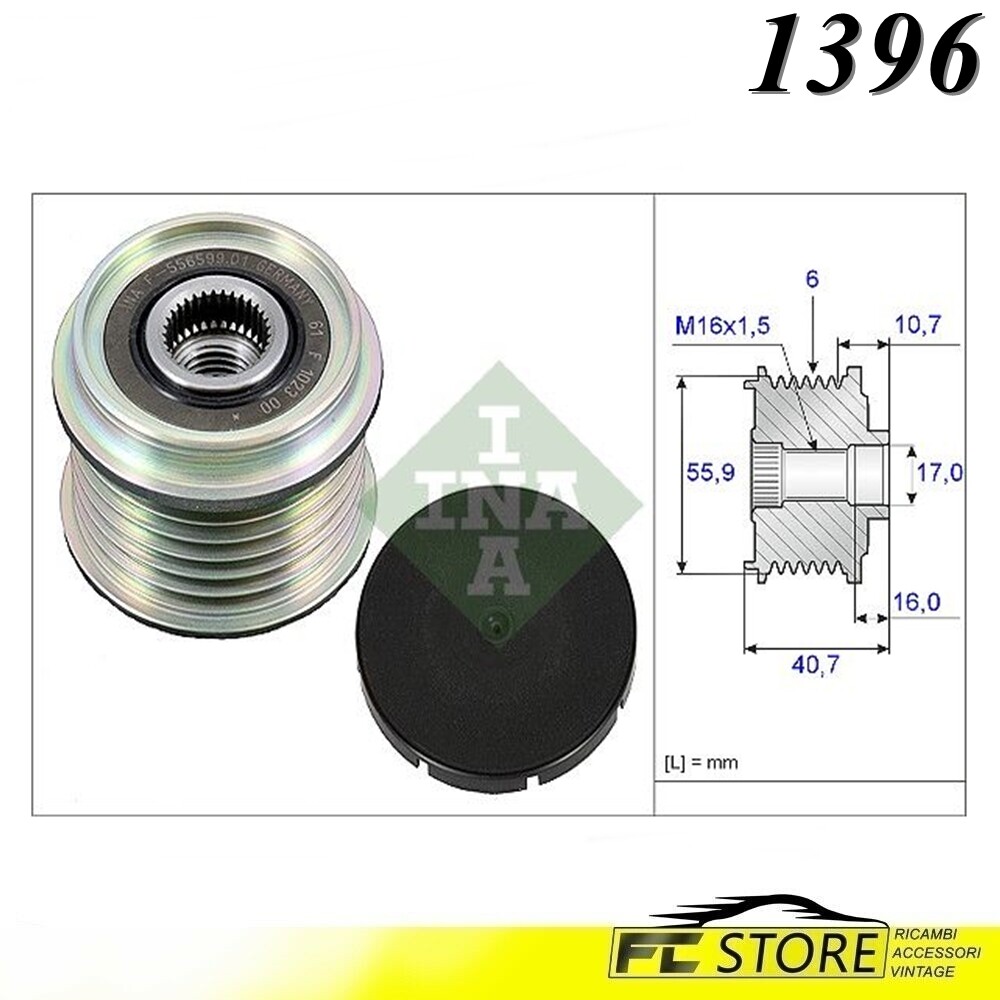 Puleggia Alternatore INA Mitsubishi Carisma Space Star Renault Clio II Megane