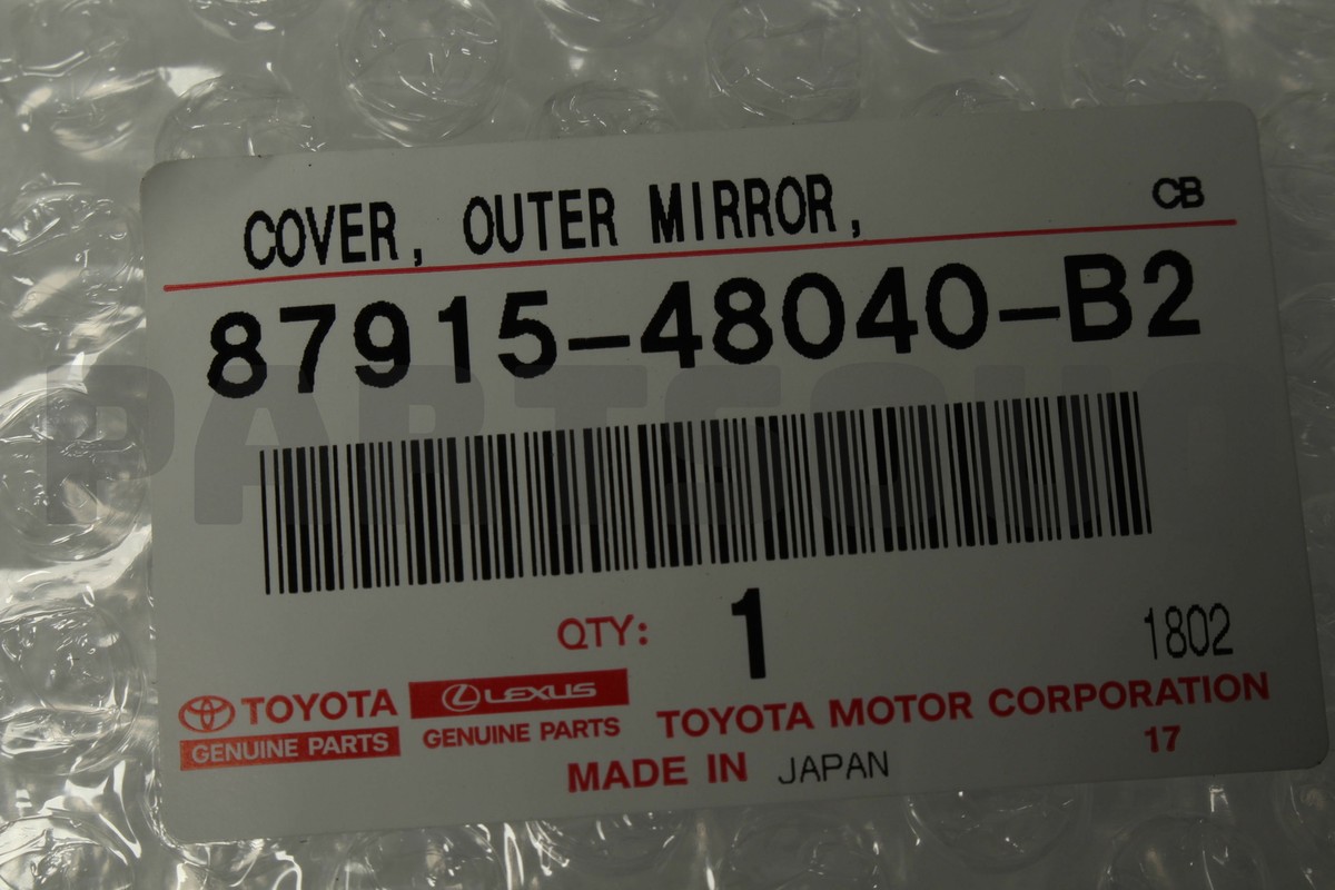 8791548040B2 Genuine Toyota COVER, OUTER MIRROR 87915-48040-B2 | eBay 