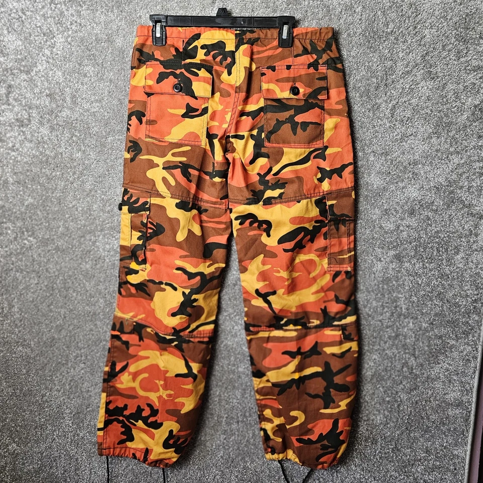 Pantalones de paracaidista Rothco para mujer XS naranja salvaje camuflaje táctico Gorpcore al aire libre Foto 2 de 4